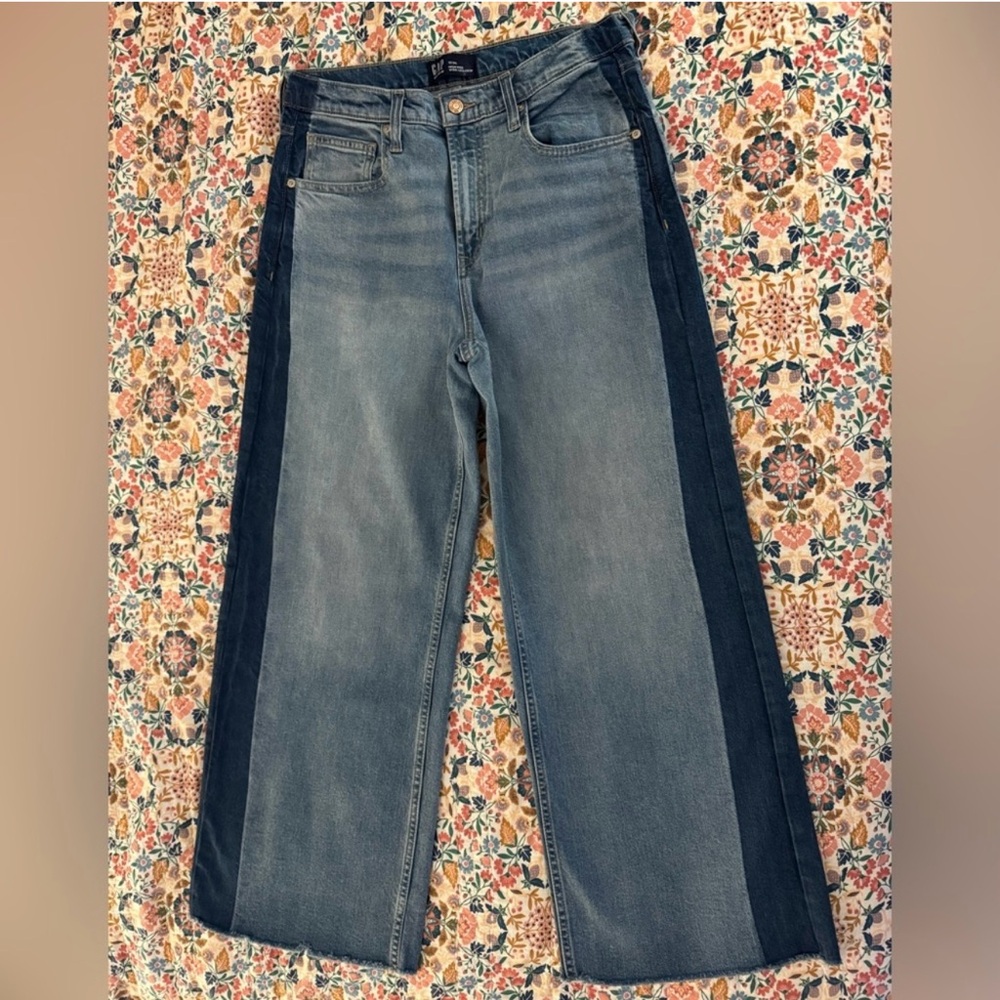 GAP NWOT High Rise Stride Wide-Leg Ankle